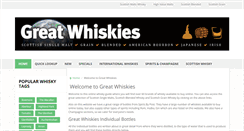 Desktop Screenshot of greatwhiskies.com